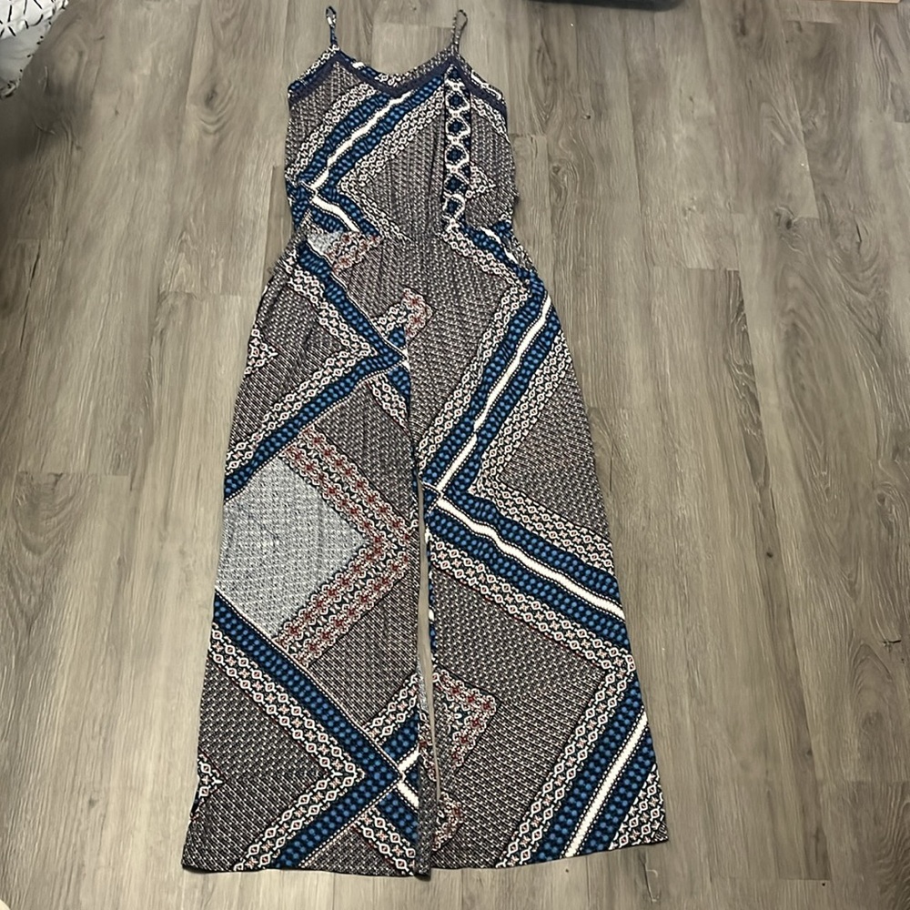 Molly Bracken Star Printed Woven Jumpsuit